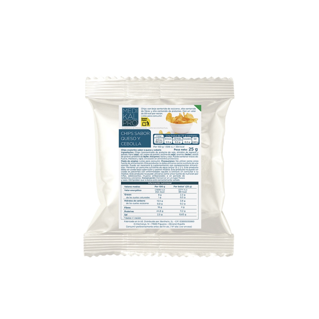 Chips sabor queso y cebolla (1ud)