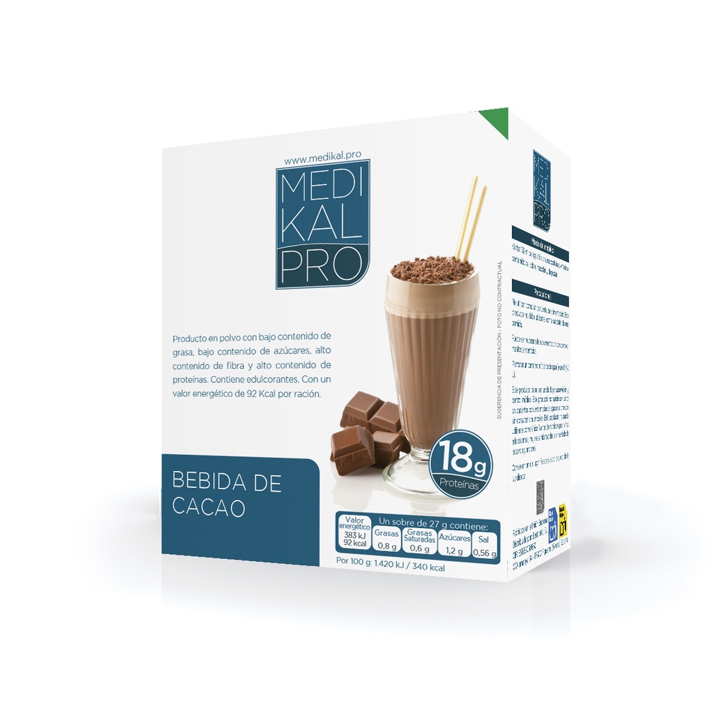 Bebida sabor a Cacao (7uds)