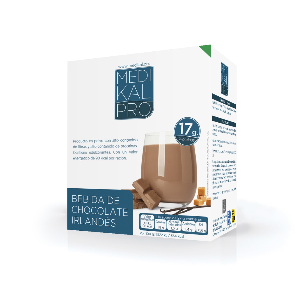 Bebida sabor a Chocolate Irlandés (7 uds)