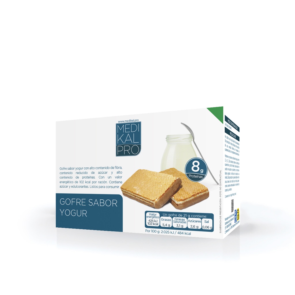 Gofre sabor yogur (7uds)