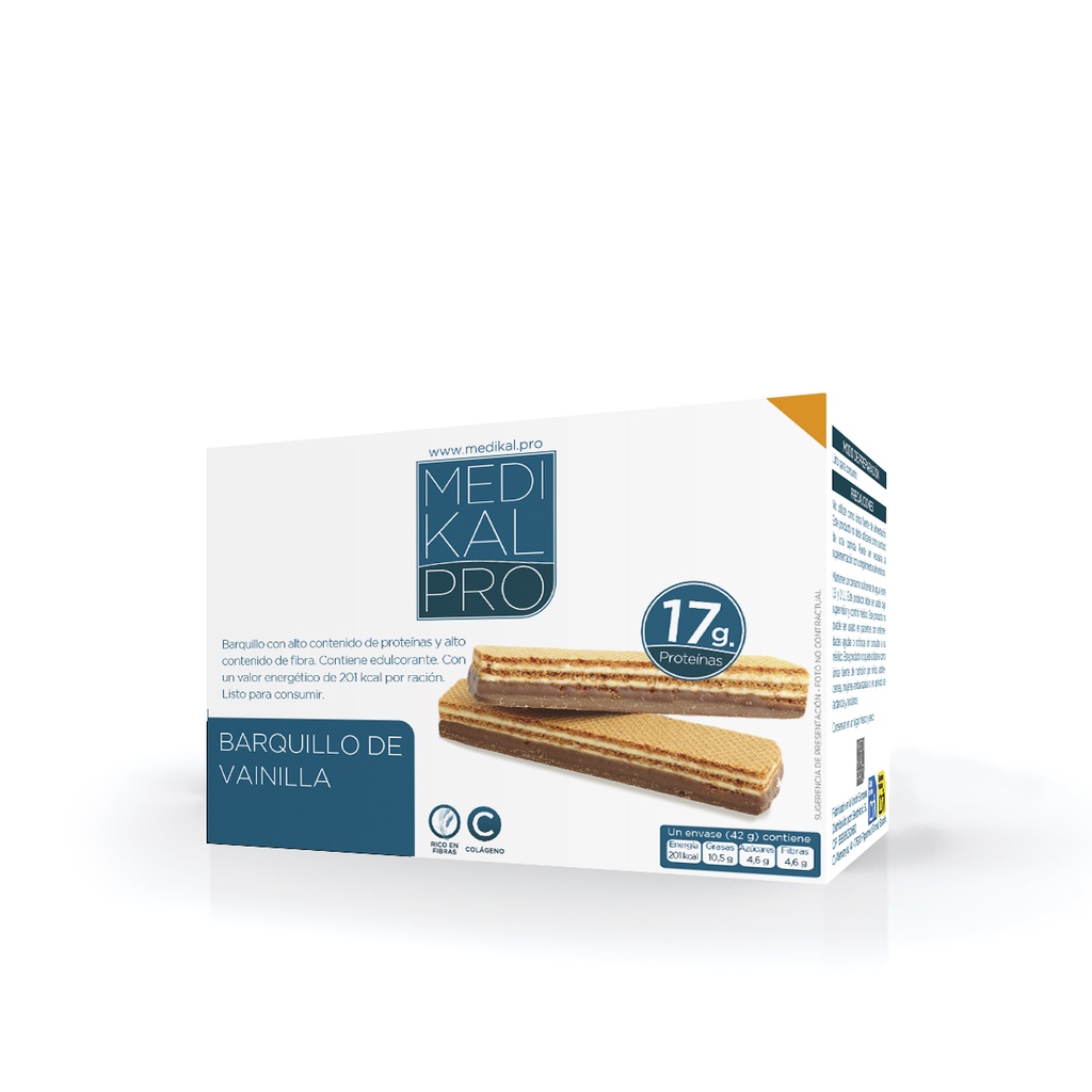 Barquillo sabor vainilla 42g (5uds)