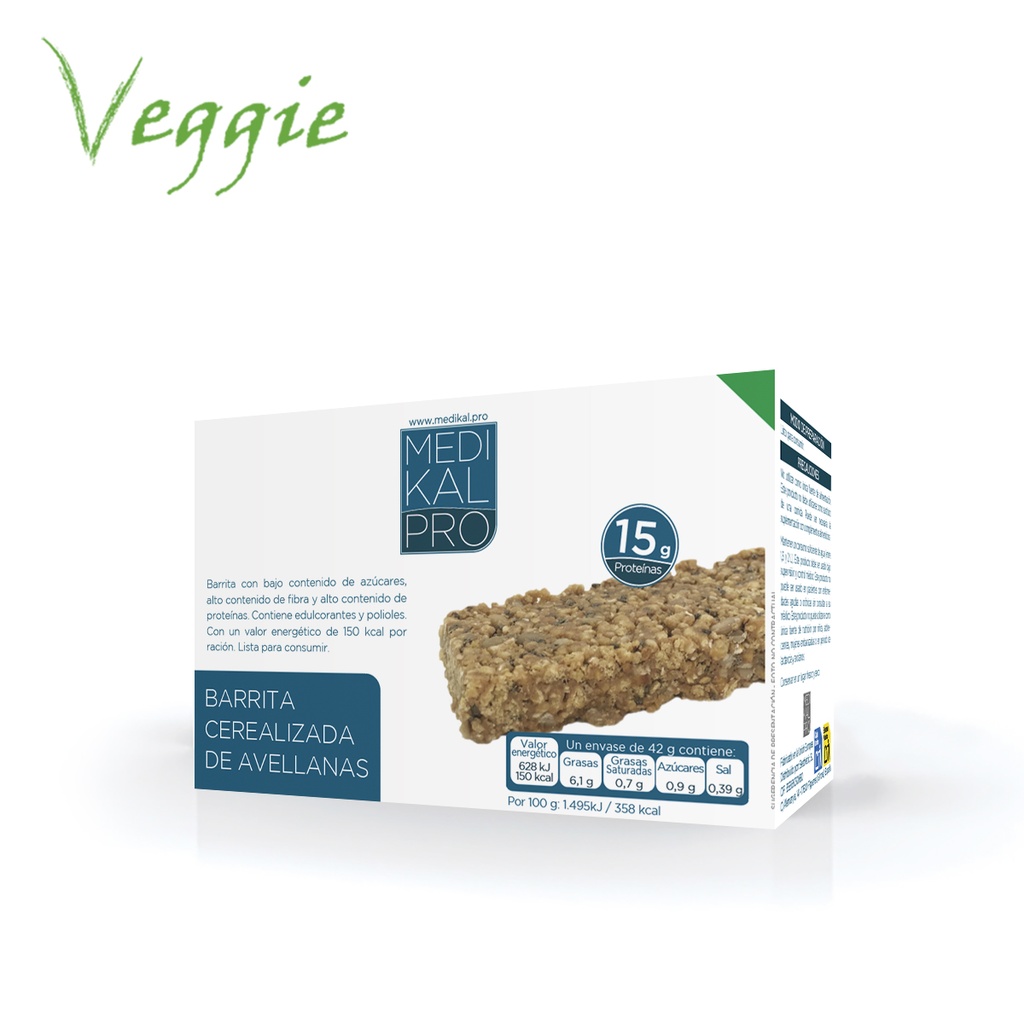Barrita cerealizada de avellana (5 uds)