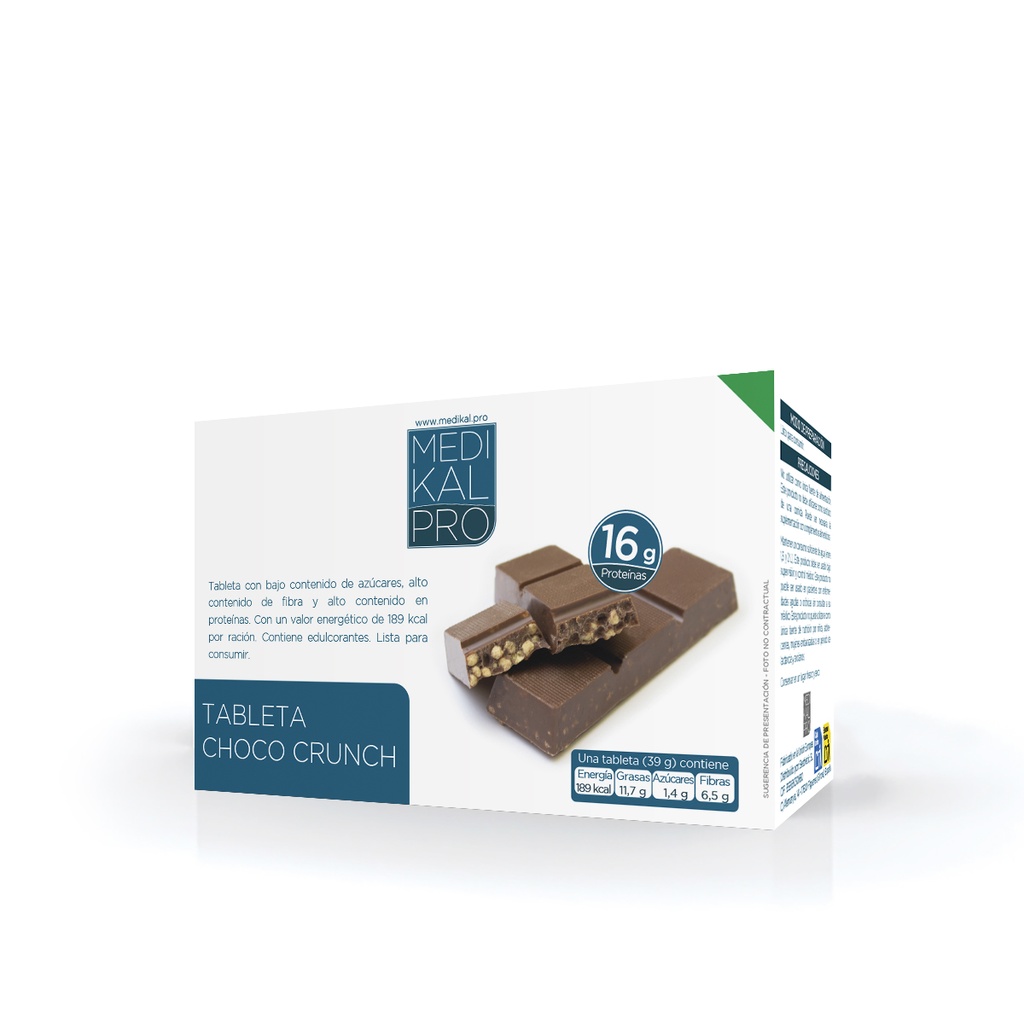Tableta choco crunch 39 g (5 uds)