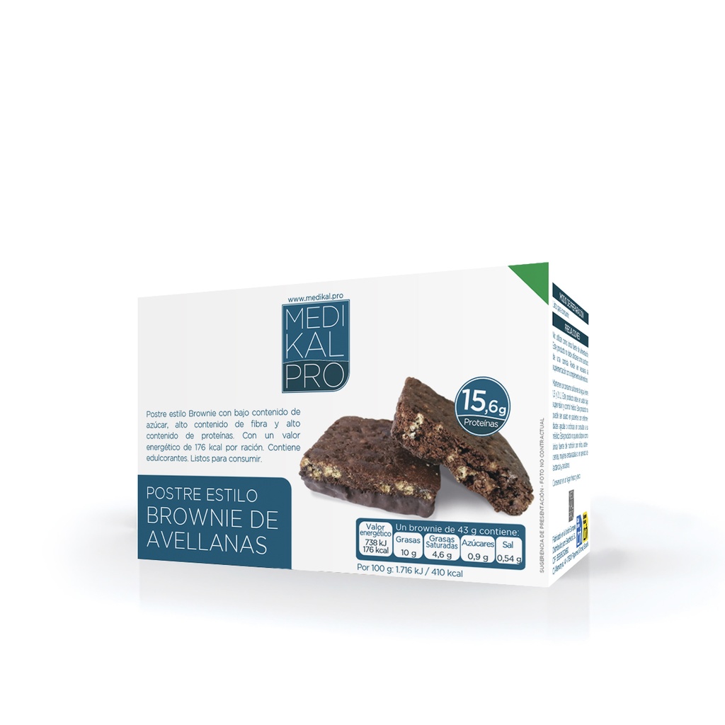 Brownie de avellanas (5uds)