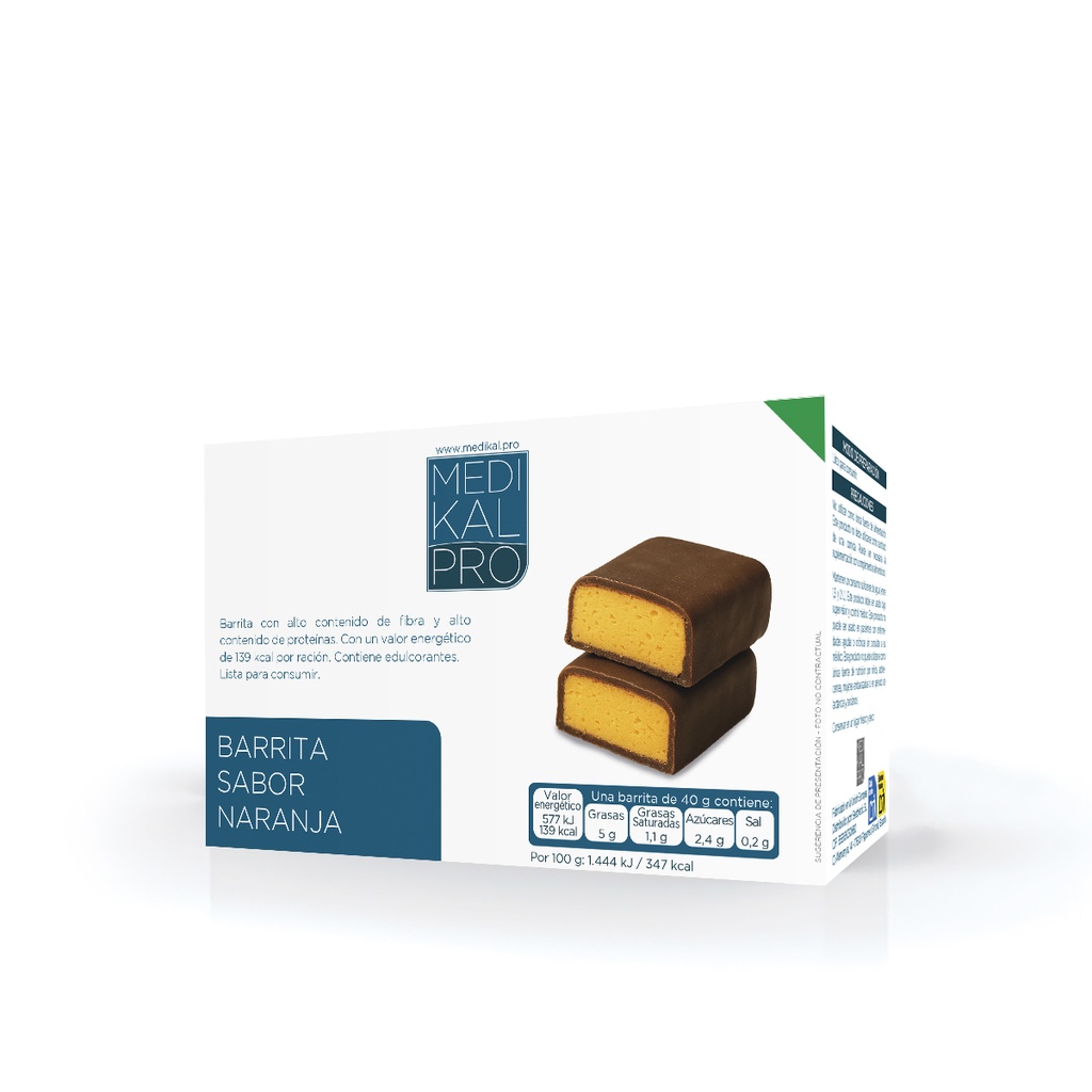 Barrita sabor naranja (5 uds)
