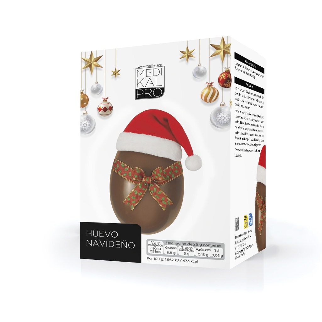 Huevo Navideño 150g (1 ud)