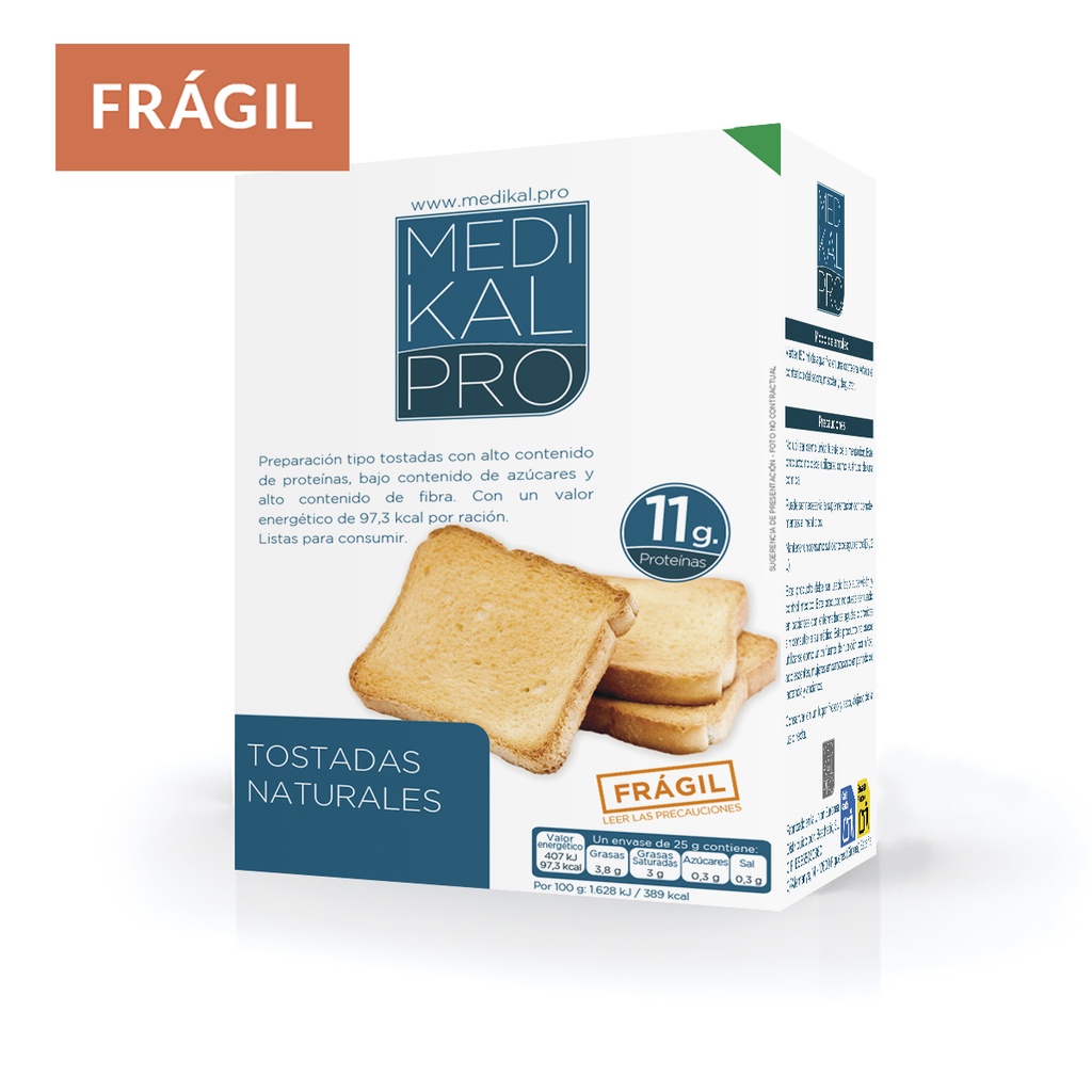 Tostadas Naturales - Biscotes (6 uds)