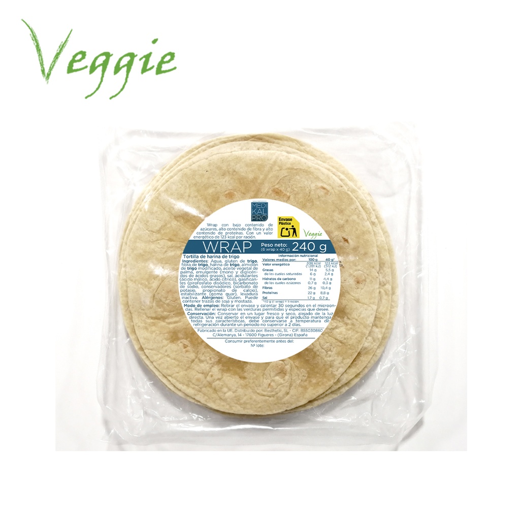 Wrap de Trigo 6x40g (1 ud)