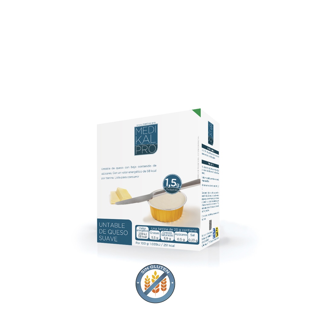 Untable de queso suave (8uds)