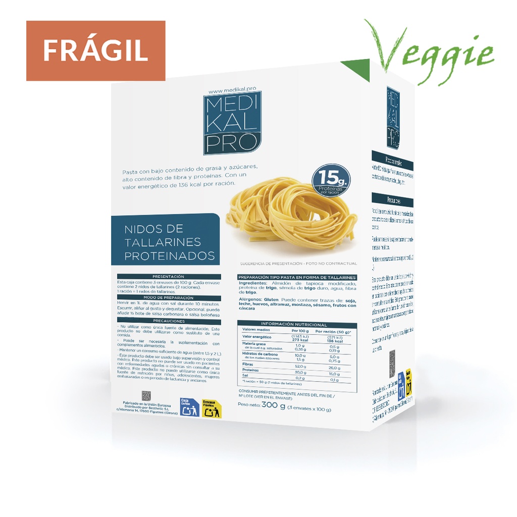Nidos de Tallarines (6 raciones) (3 uds)