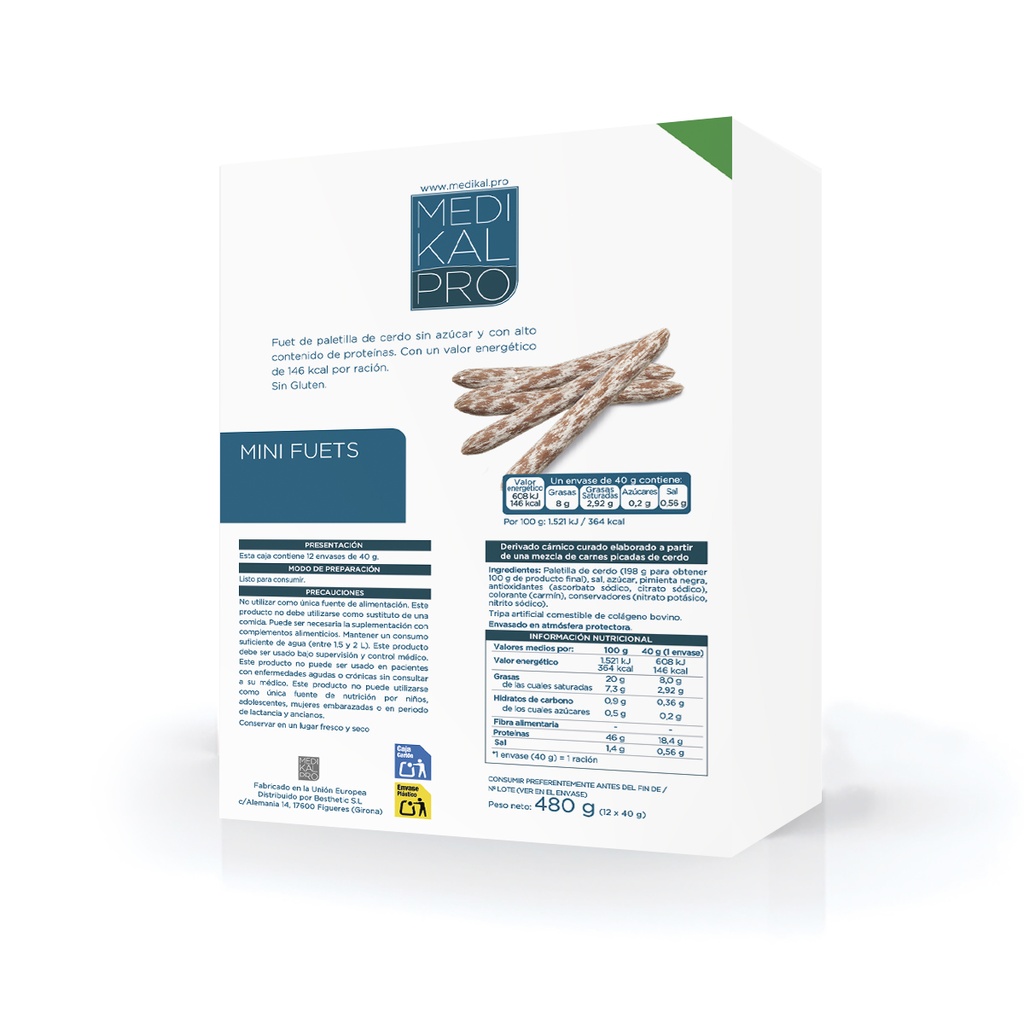 Formato Económico de Mini Fuets (12 uds)