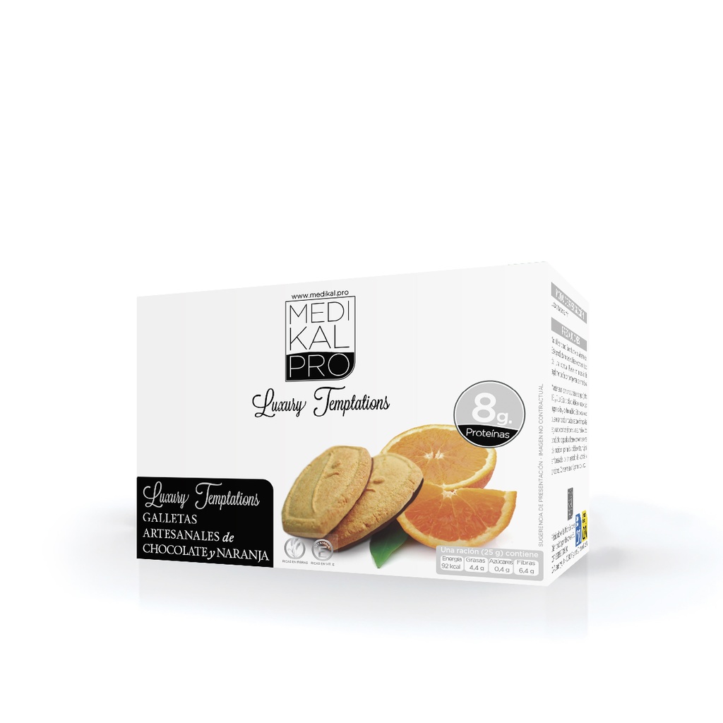 Galletas artesanales de chocolate y naranja (5uds)