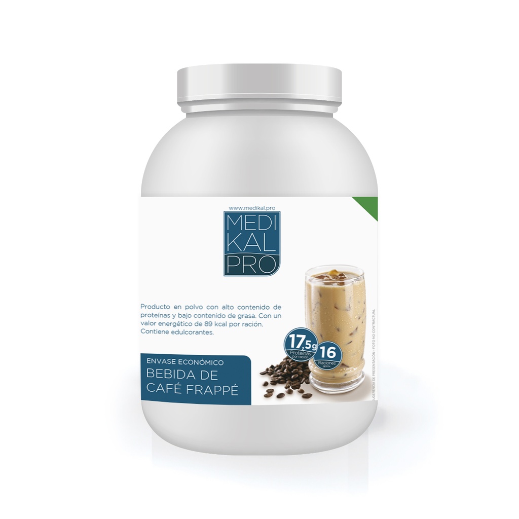 Envase económico 400gr Bebida sabor a café Frappé