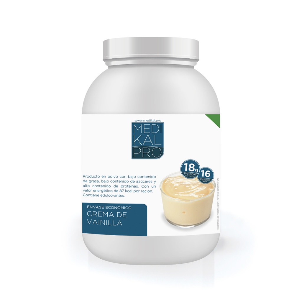 Envase económico Crema de vainilla