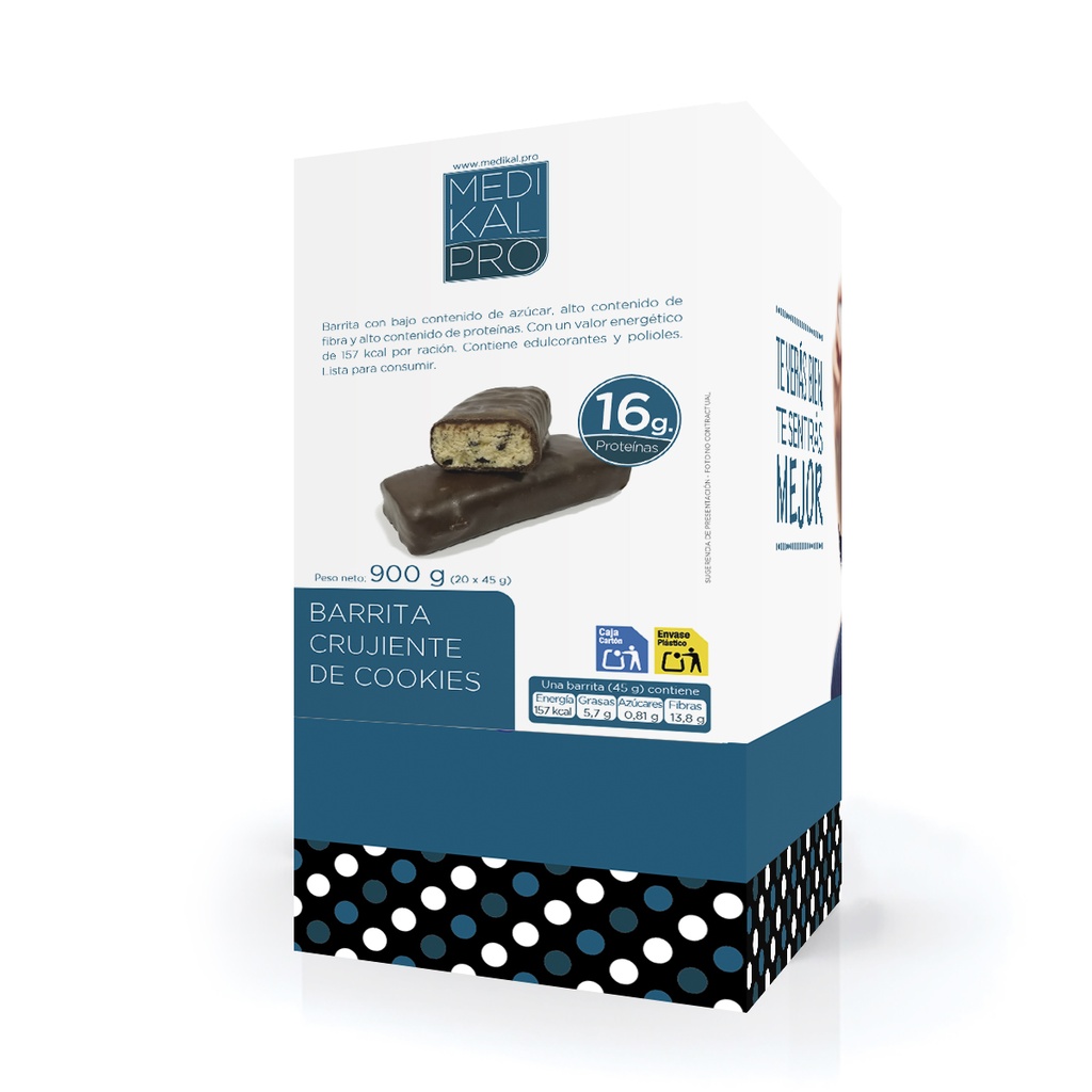 Formato economico Barrita Crujiente de Cookies (20uds)