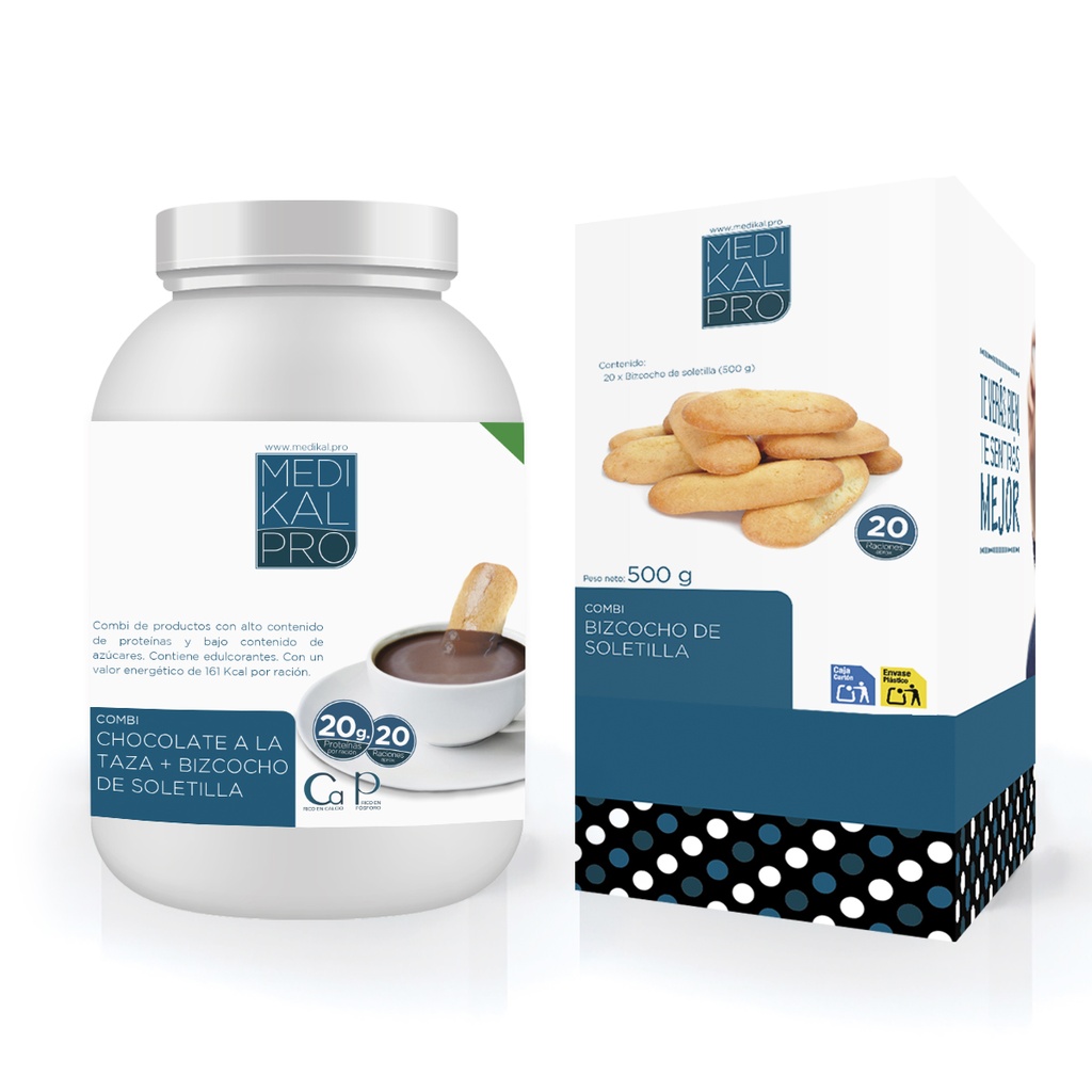 Pack Chocolate a la taza + Bizcocho de soletilla