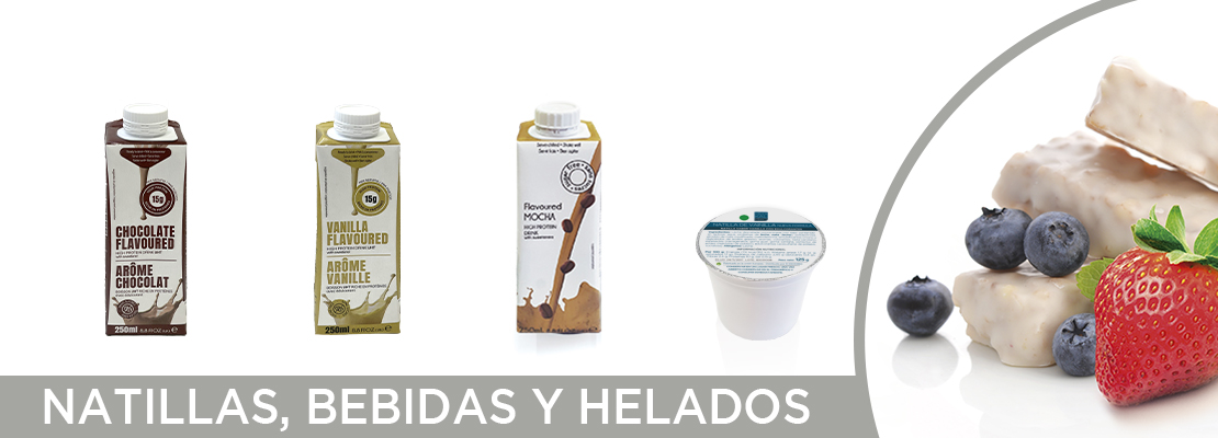 Natillas y bebidas